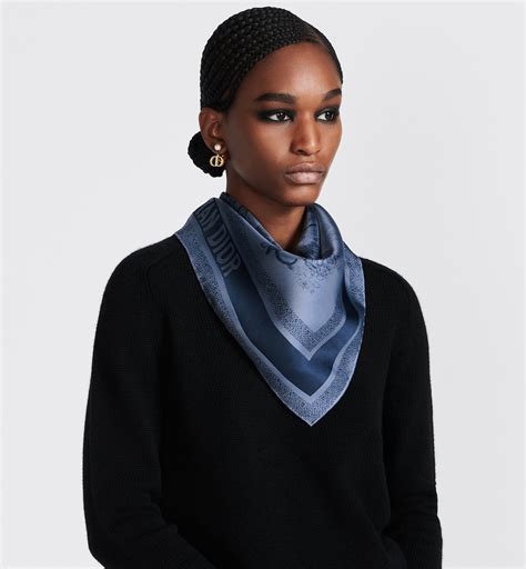 dior scarf head